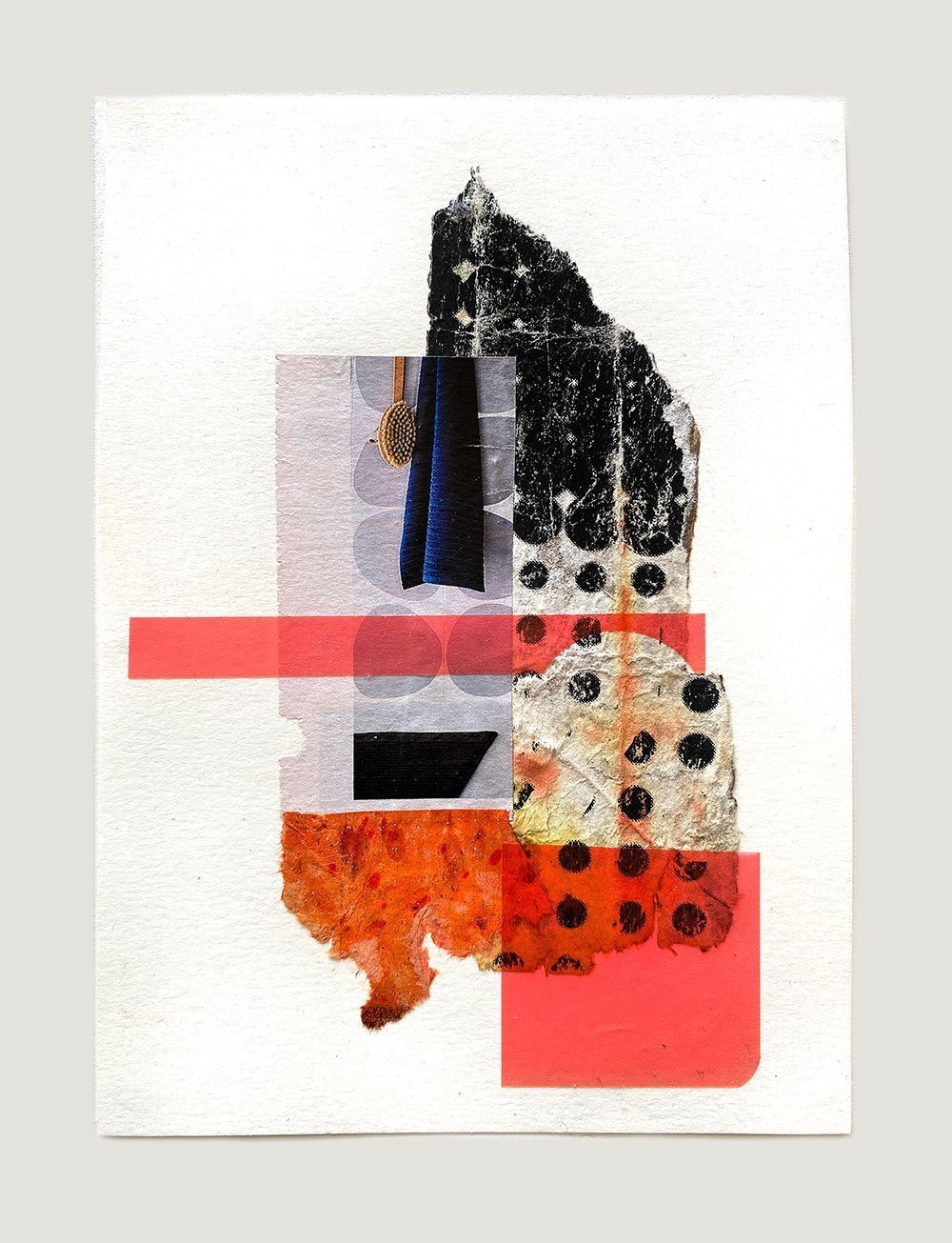 fullOM™ Original Art - "Pink, Blue and Grey"