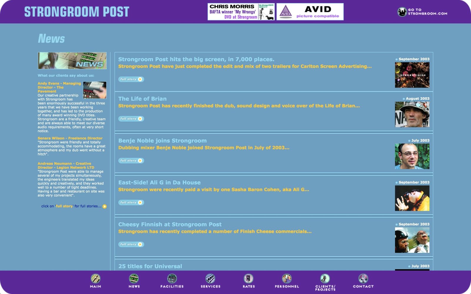 Strongroom Post News